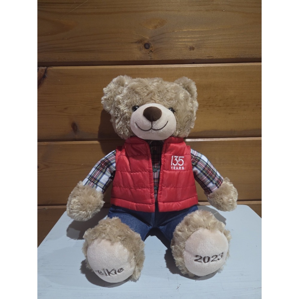 Joyland 2023 Belkie Christmas Bear Belk Store Plush Teddy Bear 135 Years Ed D41